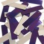 Purple Silver Sequin Skinny Rectangle 1.5 inch Couture Metallic Loose Paillettes