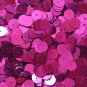 8mm Flat SEQUIN Loose PAILLETTES ~ FUCHSIA PINK Metallic ~ Round Disc ~