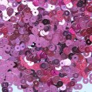 4mm Flat SEQUIN PAILLETTES Loose ~ Hot Pink Metallic ~ Made in USA.