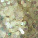 8mm Flat SEQUIN Loose PAILLETTES ~ Premium MIRROR CRYSTAL Yellow Iris Reflective