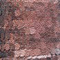 Sequin Trim Bronze Lizard Snakeskin 8mm flat strung by the yard. Made in USA.