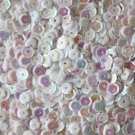 5mm Cup SEQUIN FACET PAILLETTES ~ Pale LILAC PINK RAINBOW IRIS ~ Made in USA