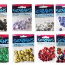 10mm CUP ECONOMY CRAFT SEQUINS ~ Bulk pk 1440 (12pks of 120) ~ Multiple Colors