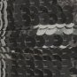 Sequin Trim 10mm Iron On Hematite Shiny Gray Metallic. Made in USA