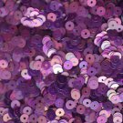 4mm Flat SEQUIN PAILLETTES ~ AMETHYST PURPLE FROST Rainbow Iris ~ Made in USA.