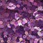4mm Flat SEQUIN PAILLETTES ~ AMETHYST PURPLE FROST Rainbow Iris ~ Made in USA.
