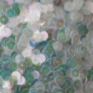6mm Flat SEQUIN PAILLETTES ~ CRYSTAL IRIS RAINBOW cool hue ~ Made in USA