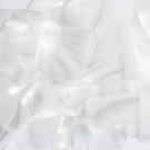 Sequin Rectangle 1.5 inch Raw Silk Crystal Illusion. Large Paillettes.