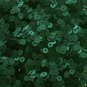 4mm Flat SEQUIN PAILLETTES ~ Deep GREEN Matte SILK FROST Sequins ~ Made in USA.