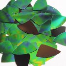 Green Jungle Rainbow Black Sequin Fishscale Fin 1.5 inch Couture Paillettes