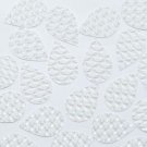 3D Crystal Clear Tear Drop 1.5" Dimensional Reflector Sequin Paillettes
