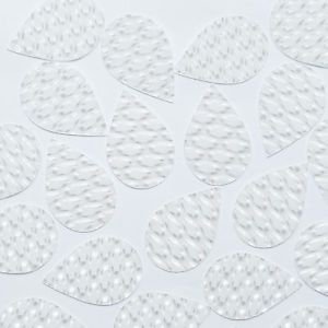 3D Crystal Clear Tear Drop 1.5" Dimensional Reflector Sequin Paillettes