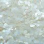 6mm Flat Loose Sequin Paillette Crystal White Rainbow Semi Frost Made in USA