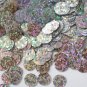 10mm Flat SEQUIN PAILLETTES ~ SILVER Laser MULTI  HOLOGRAM ~ Made in USA.