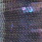 Amethyst Rainbow Iris Sequin Trim 6mm 1/4" wide stitched Strung by the yard 15'