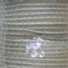 Old Crystal Iris Rainbow Sequin Trim 6mm 1/4" wide stitched strung by yard 15'