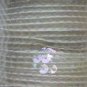 Old Crystal Iris Rainbow Sequin Trim 6mm 1/4" wide stitched strung by yard 15'