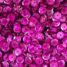 SEQUIN FACET 8mm Cup Loose PAILLETTE ~ Fuchsia Pink Prism Reflective METALLIC ~