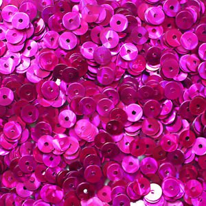 5mm Flat SEQUIN PAILLETTES ~ FUCHSIA PINK PRISM MULTI Reflective METALLIC ~ USA