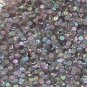 Cup Sequin 6mm Loose Silver Gray Smoke Semi Frost Iridescent Rainbow Made in USA