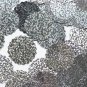 Sequin Silver Glitter Hologram Metallic Round Ruffle Edge 30mm Couture Paillette