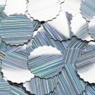 Sequin Silver City Lights Metallic Round Wavy Edge 1.5 inch Couture Paillettes