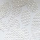 3D Crystal Clear 2" Oval ~ Three Dimensional Reflector Rigid Sequin Paillettes