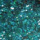 5mm Flat Sequin ~ Peacock Teal Hologram Reflective ~ Loose Paillette Made in USA