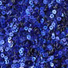3mm Flat SEQUIN PAILLETTES ~ ROYAL BLUE Laser Hologram Metallic ~ Made in USA