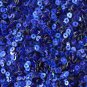 3mm Flat SEQUIN PAILLETTES ~ ROYAL BLUE Laser Hologram Metallic ~ Made in USA