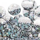Silver Star Dust Reflective Metallic Sequins Round 1.5" Large Couture Paillettes