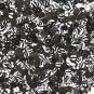 5mm Flat Sequin ~ Gray Black Tiger Stripe Black Back ~ Loose Paillette Made in U