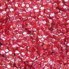 8mm Cup Sequins Facet Paillette ~ Ruby Rose Crystal Iris Rainbow ~ Made in USA