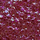 8mm Cup Sequins Facet Paillette ~ Red Wine See Thru Transparent ~ Made in USA