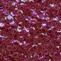 8mm Cup Sequins Facet Paillette ~ Red Wine See Thru Transparent ~ Made in USA