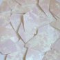 White Sequin Long Diamond Rainbow Iris Swirl Texture 1.75 inch Couture Paillette