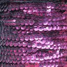 Burgundy Red Wine 5mm cup Sequin Trim, Flat Stitched Strung by the yard 15'