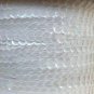 Sequin Trim White Iris Rainbow  8mm Cup Facet strung by the yard. Made in USA.