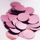 30mm ROUND SEQUIN PAILLETTES ~  LILAC LAVENDER Metallic ~ Flat Disc Made in USA