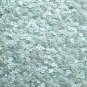3mm Flat SEQUIN PAILLETTES ~ Opaque Light BLUE Iris Rainbow ~ Made in USA.