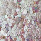 6mm Flat SEQUIN PAILLETTES ~ LILAC PINK RAINBOW IRIS IRIDESCENT ~ Made in USA