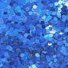 5mm Flat Sequin ~ Royal Blue Shimmer Matte Silk ~ Loose Paillette Made in USA