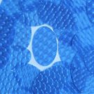 3D Blue Oval Sequin 2 inch Dimensional Reflector Sequin Paillettes Made in USA.