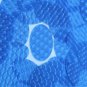 3D Blue Oval Sequin 2 inch Dimensional Reflector Sequin Paillettes Made in USA.