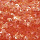 3mm Flat SEQUIN PAILLETTES ~ APRICOT ORANGE Rainbow Iris Crystal ~ Made in USA