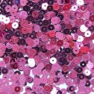 4mm Flat SEQUIN PAILLETTES Loose ~ Deep Candy Pink Metallic ~ Made in USA.