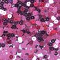 4mm Flat SEQUIN PAILLETTES Loose ~ Deep Candy Pink Metallic ~ Made in USA.