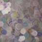 6mm Flat SEQUIN PAILLETTES ~ CRYSTAL IRIS RAINBOW warm hue ~ Made in USA