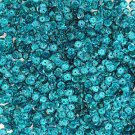 Cup Sequin 6mm Loose Teal Peacock Laser Hologram Reflective Rainbow Made in USA