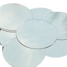 Giant Sequin Silver Metallic Round 3 inch Couture Paillettes. Made in USA